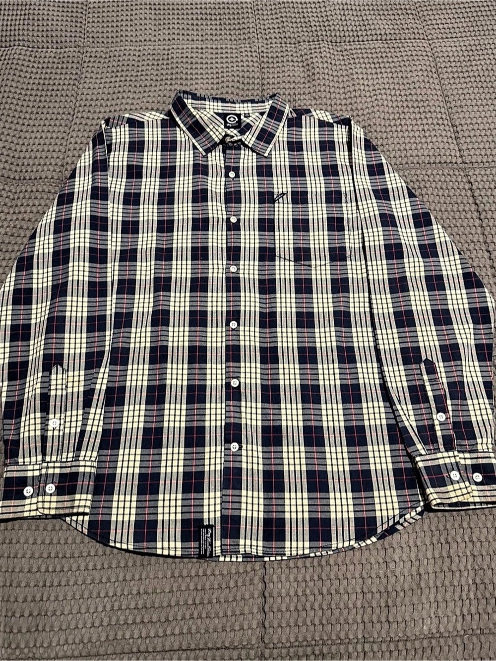 Penguin Plaid Cotton Button Down Size 2XL Like New